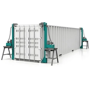 Custom Telescopic Double Acting Hydraulic Container Legs Chain Sling-Hand Chain Electric 20-40 Ton Capacity For Shipping