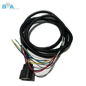 Molex 12Pin Female Housing CANBUS Wire Harness UL1007 18AWG 1.8m with PVC Corrugated Tube & High Temp Tape for Automotive System
