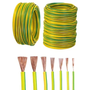 BVR Flexible Copper Cable PVC Insulated Multi Strand Conductor Building Wire for Construction