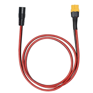 XT60 to DC5521 Male/Female Cable 1M 3M for EcoFlow Portable Power Stations Solar Panels RC Models Mobile Energy Storage Battery