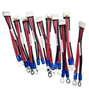 Custom Copper Core PVC Insulation Wire Harness JST VHR 3.96mm to O Ring Terminal for Motorcycle Automobile Machines
