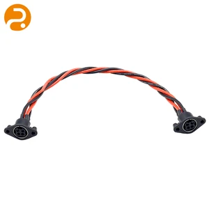 4-Core Panel Mount Circular Connector Harness for Automotive/Medical/Industrial Robot (CE/FDA Certified)