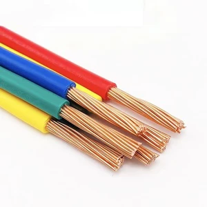 Safety Flame-retardant Solid PVC ZR-BV-10/16/25 Mm² High-compression Wear-resistant Cable for Building and Construction Sites