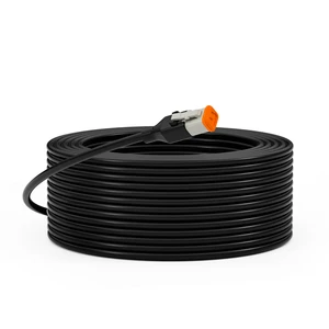 Waterproof DT06-2S Molded Cable DT Series 2 Pin Automotive Connector Overmolded Cable Assembly Wire Harness