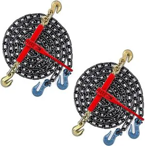 DIN EN818-2 Grade 80 Alloy Chain 7-20mm Black Surface Welded Structure Short/Long Link High Quality Long Operation Life for