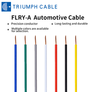 Germany Standard FLRY-A 0.35mm² 0.5mm² 0.75mm² 1mm² 1.5mm² Copper Wire Cable Fep Insulated Cable Automotive Electrical Wires
