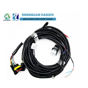HZEMS Custom Waterproof Tyco Auto Cable Harness Wiring Harness Cable Loom Assembly Car Wire Electrical Wiring Harness Cables