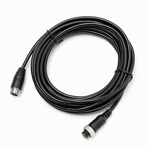 Custom Car Video Extension Cables M12 GX12 Shielded Aviation Cable 4Pin 6Pin Vehicle Backup Camera Aviator Cable