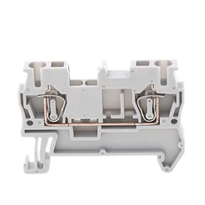 JUT3-1.5 1.5mm2 New Din Rail Cable Connector Grey Color Factory Directly Terminal Block