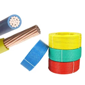 Factory Wiring Single Core Flexible Pure PVC Insulated Low Voltage Electric Copper Cable for Home Building Construction Use