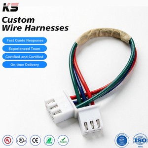 Custom XH2.5mm Pitch 3P Both End Connector Wire Harness Cable Assembly With Harness
