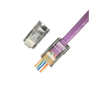 EXW High Quality EZ Passthrough RJ45 Connector Plug