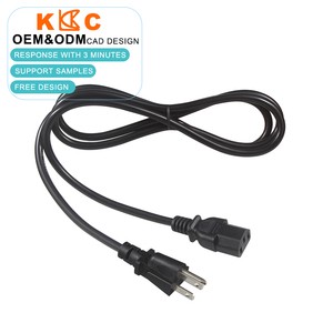 Water Resistant NEMA 5-15P to IEC C13 Power Cord for Outdoor Equipment
