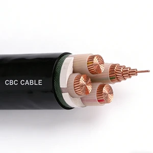 Zb-yjv Low Voltage Copper Core 3/4/5 Core Xlpe Insulation Pvc Jacket 0.6/1kv Rated Underground Use New Energy Cable For Building