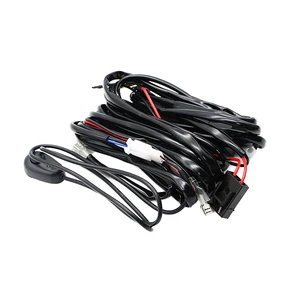 HyperLight Universal 12V 40A New Model Car LED Work Driving Light Bar Wiring Harness Kit with Fuse Relay Switch