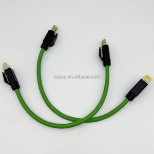 Industrial Ethernet Cable PVC Double Jacket 8 Core Shielded Network Cable TSL-PNCP-Bus3m Customized Communication Cable