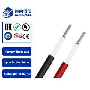 AEIN Energy Renewable TUV DC1500V H1Z2Z2-K 62930 IEC131 Cable Tinned Copper PV Single Core Solar Cable