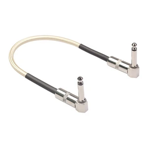 6.35mm Electric Guitar Connection Cable Combination 90 Degree Turned Head Double Speaker Monitor Microphone DVD Player Stock