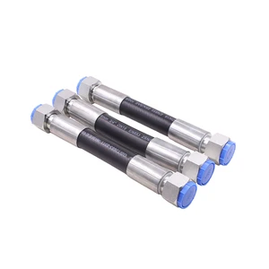 Oil Resistant Pipe Steel Wire Braided Tube Flexible Hydraulic Pipe Tube 2SN 19MM Hose Assembly