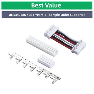 Stereo Wiring Harness, 12V, 16AWG, for Robotic Arm, Push-In Terminal, Silicone Insulated, RoHS Compliant, Black and Red
