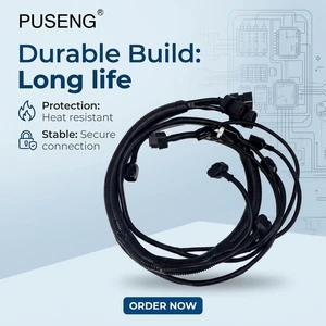 Engine Wiring Harness 82121-E030 for SK330-8 SK350-8 Excavator | High Temperature Resistant
