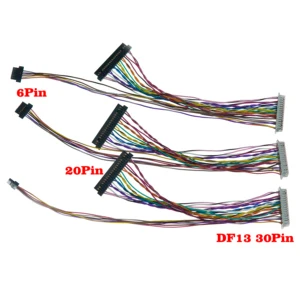 DF13 30P 1.25DS 1.25mm Pitch 30Pin Twisted Pair Signal Wire Harness with PVC Insulated Wires for Automobile & Home Appliance Use