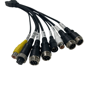 Factory Direct Supply Stable Transmission Backup Camera Cable Car Audio Wiring Harness with Copper Contact Male/Female
