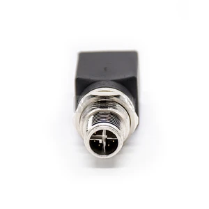 M12 to RJ45 Connector Ethernet 8 Pin Splitter