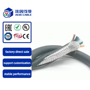 Highly Flexible CFROBOT4 Torsion Resistant PUR Robot Cable Twistable Measuring System Cable