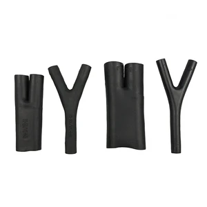 Semi-Rigid And Oil Resistant Y2 Shape Heat Shrink Mould Raychem Molded Shrink Sleeve Wire Harness Sheath Moisture protection