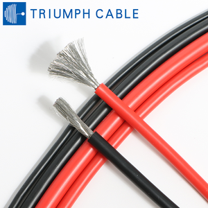 Triumph Cable High Temperature 200℃ 600V 26/24/22/20/18/16AWG UAV Wire Ultra Soft Silicone Cable Wires For Energy Storage Drone