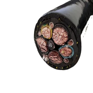 3Cores Flexible Drag Chain Control Cable 600V 1000V Copper PUR Sheath Servo Cable Miaotai Cable SMT-PUR 3*70+2*35+5*4