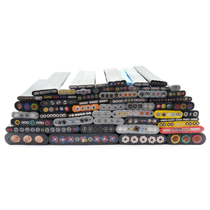 Elevator Cables 0.75mm 12 24 36 48core Crane Flat Cables Lift Cables with Steel Wires TVVBPG YVFBJ YFFBG H05VVH6-F H07VVH6-F