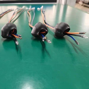 3 Pin EMI Shielded Magnetic Ring Wiring Harness, PVC PTFE Insulated Copper Cable for Automotive Motorcycle Use
