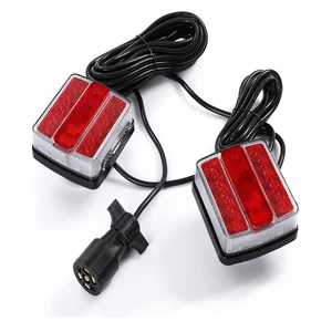 LED Trailer Towing Light Kit 24ft Cable With 7 Pin Plug
