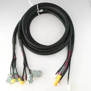 Agricultural Four-Wheel Drive Steering Chassis Battery Power Wiring Harness PTFE/Nylon Insulation for Motorcycle Use
