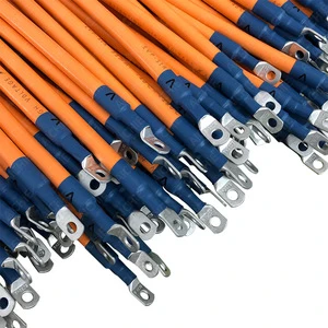 New Energy Storage Battery Connection Cable 35mm² High-Voltage Shielded Copper Lug Ev Car Wiring Harness