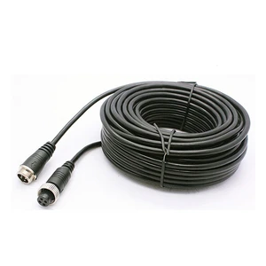 Female Aviation Connector Harness Pure Copper Core Double Shielding Anti-interference MDVR Truck Camera Extension Cable