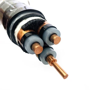 WDZN-YJY22 Electrical Cable 8.7/15kV Copper Core Low Smoke Halogen-free Flame Retardant Wire GB Power Cable