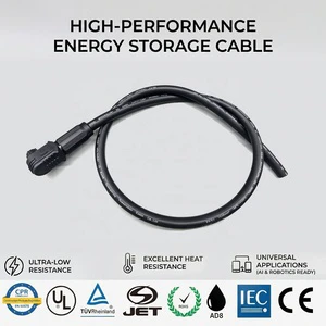 High Flexible Battery Cable Wiring Harness Energy Storage Cable XLPO Insulation XLPO Jacket Waterproof Connector IP67 Rated