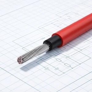 Flame Retardant Flexible Tinned Copper Conductor Photovoltaic PV H1Z2Z2-K DC Power Solar Cable