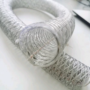 Anti-static High Pressure PVC Steel Wire Reinforced Industrial Use Hose Negative Pressure Resistant Oil Fuel Delivery Acid