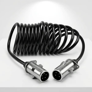 Autone TC314S 24V 7 Pin Truck Parts Semi-Trailer Spiral Wire Assembly Trailer Cable with TPU Jacket for Truck Semi-truck