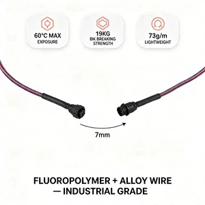 Durable Water Resistant Hydrocarbon Leak Sensing Cable for Tank Farm Safety Monitoring System Detector De Fugas