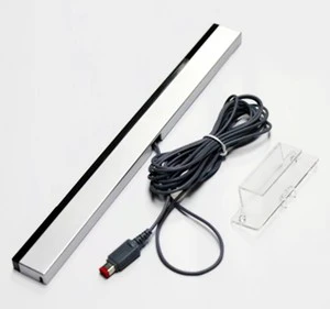 New Wired Sensor Bar for Nintendo WII WU Game Console Receiver Sensor Game Controller signal Cable Adapter bar Receiver for WIIU