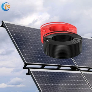 Latest Design Tinned Copper Solar DC Cable XLPO Insulation IP66 Rated 1.5Mm Diameter Power Station Use
