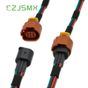 MingXin Customizable Length JAE MX80 Wire Harness 12V 20AWG Multi-Conductor Shielded Braided OEM Service