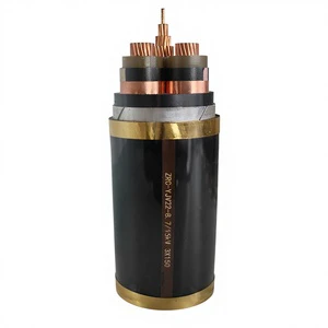 Copper Conductor XLPE Insulated PVC Jacket Medium Voltage SWA Armored Power Cable for Industrial Construction 8.7kV/10kV/15kV