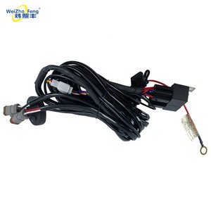 Custom Assembly Motorcycle Automobile Engine Wire Harness Electronic Computer Use Home Appliance Nylon/PVC Rubber 12V Pure