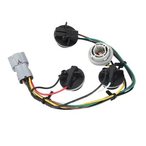 XIONGWEI XW-381 ISO9001 for Automotive Car Headlight Wiring Harness PVC Insulated Car Socket Connection Electronic